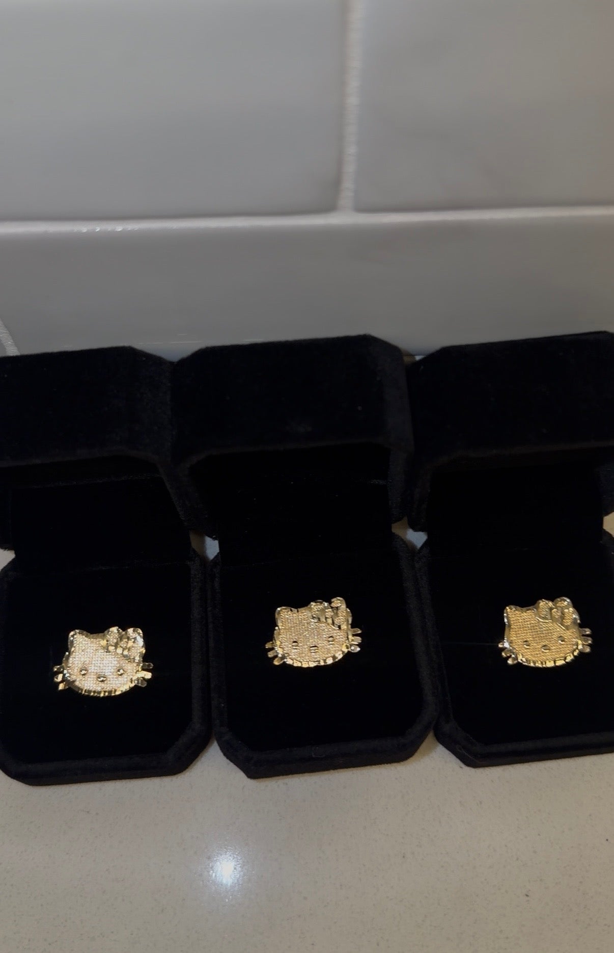 14k Gold HK Ring