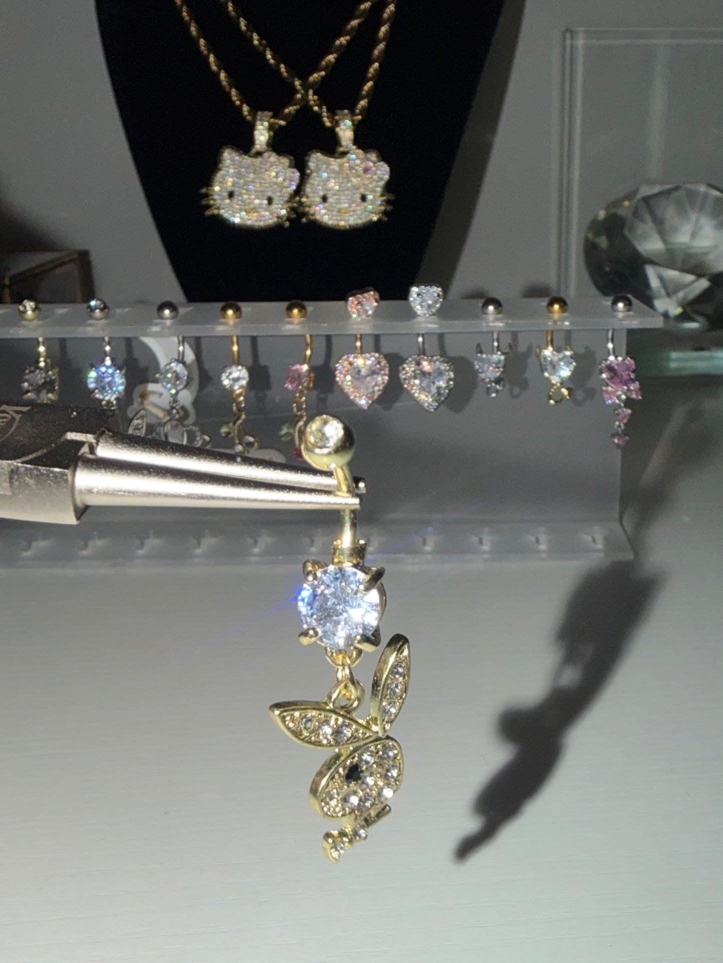 P-Bunny Belly Ring