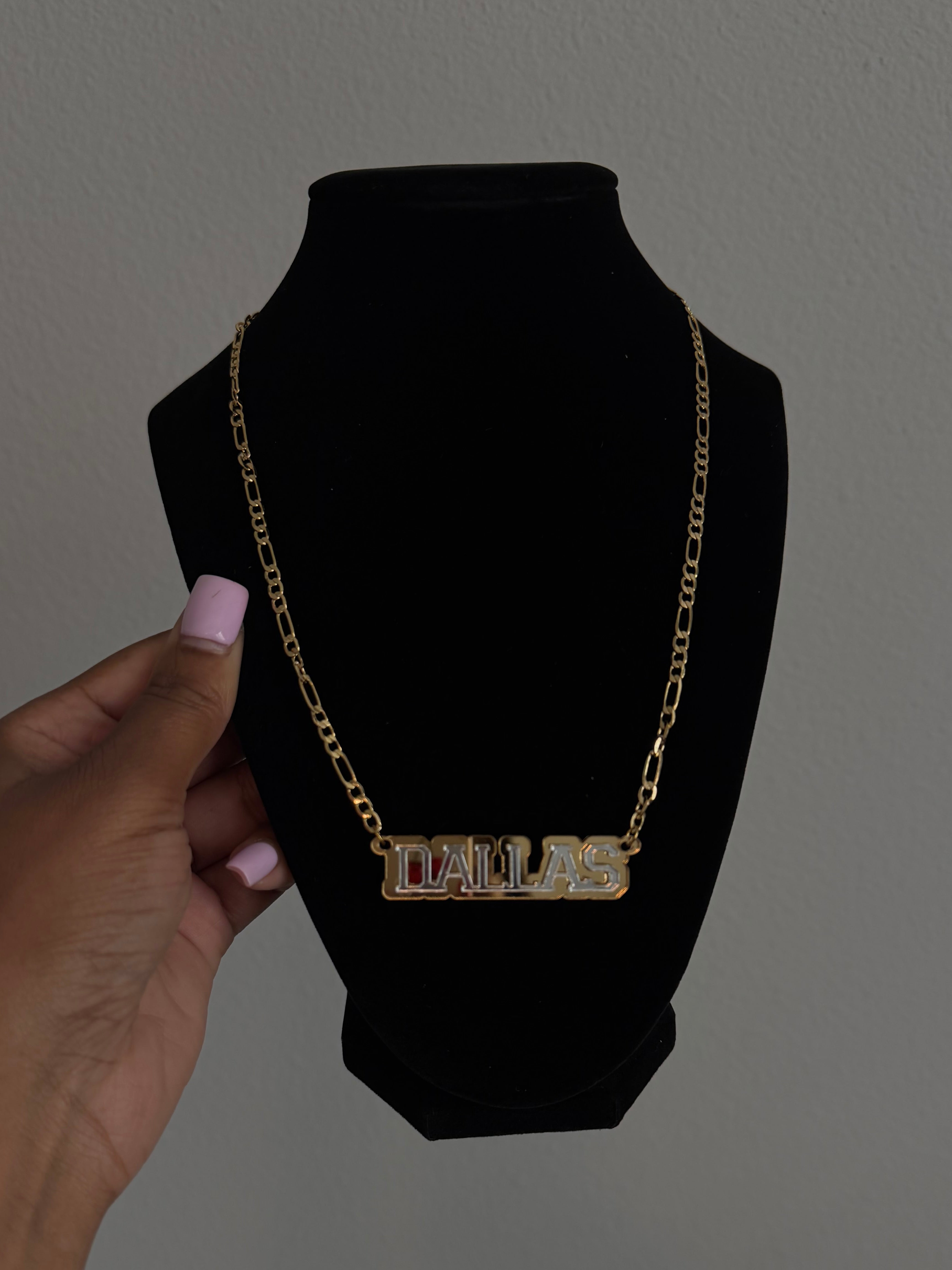 Unisex Custom Nameplate