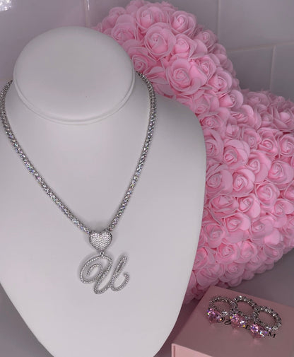 Heart Letter Necklace