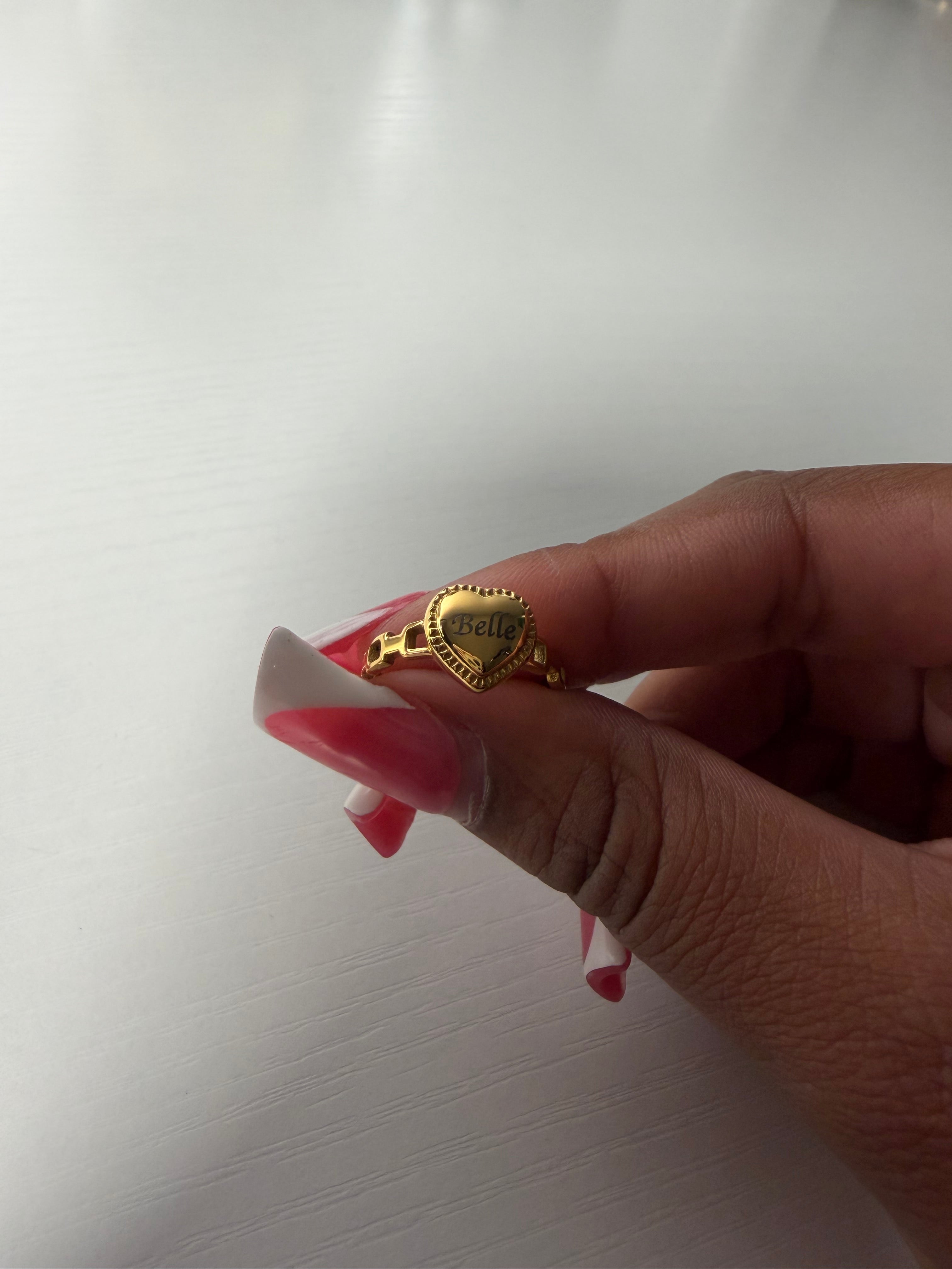 Lux Heart Custom Ring