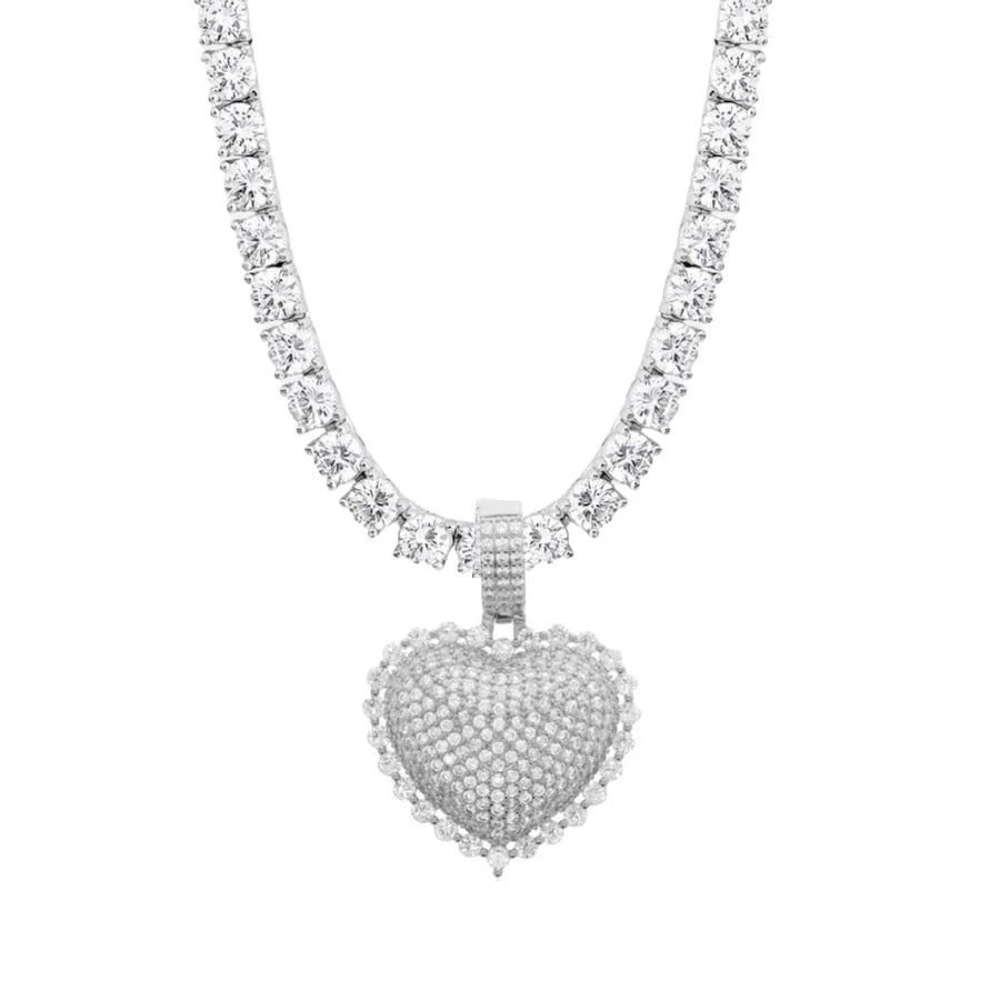 Heart Glacier Necklace