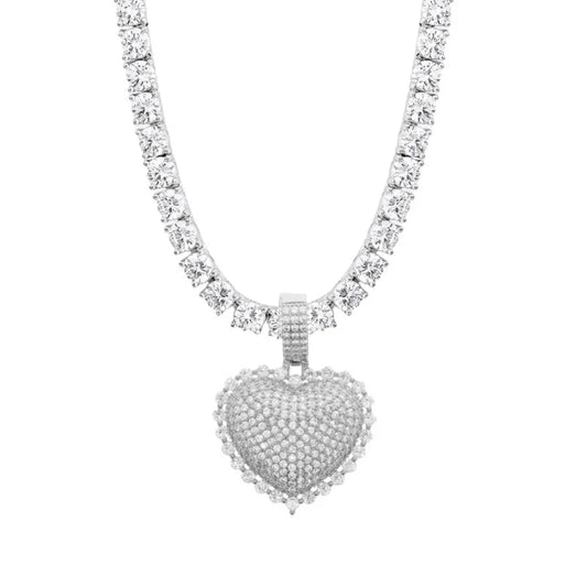 Heart Glacier Necklace