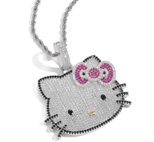 Icy Kitty Necklace