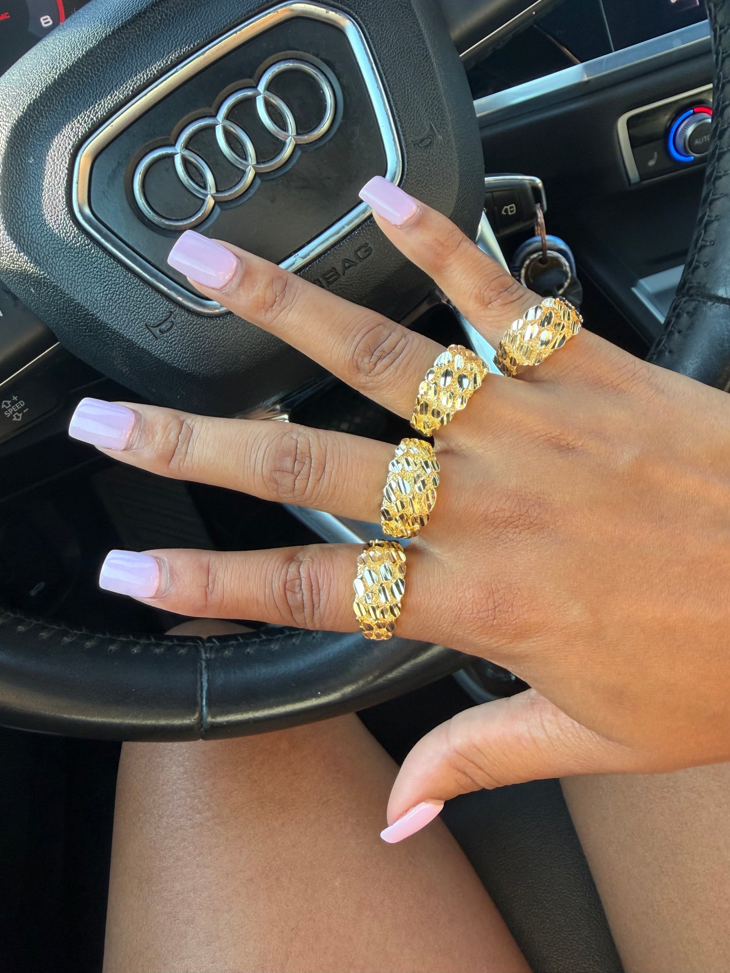 Unisex Nugget Ring