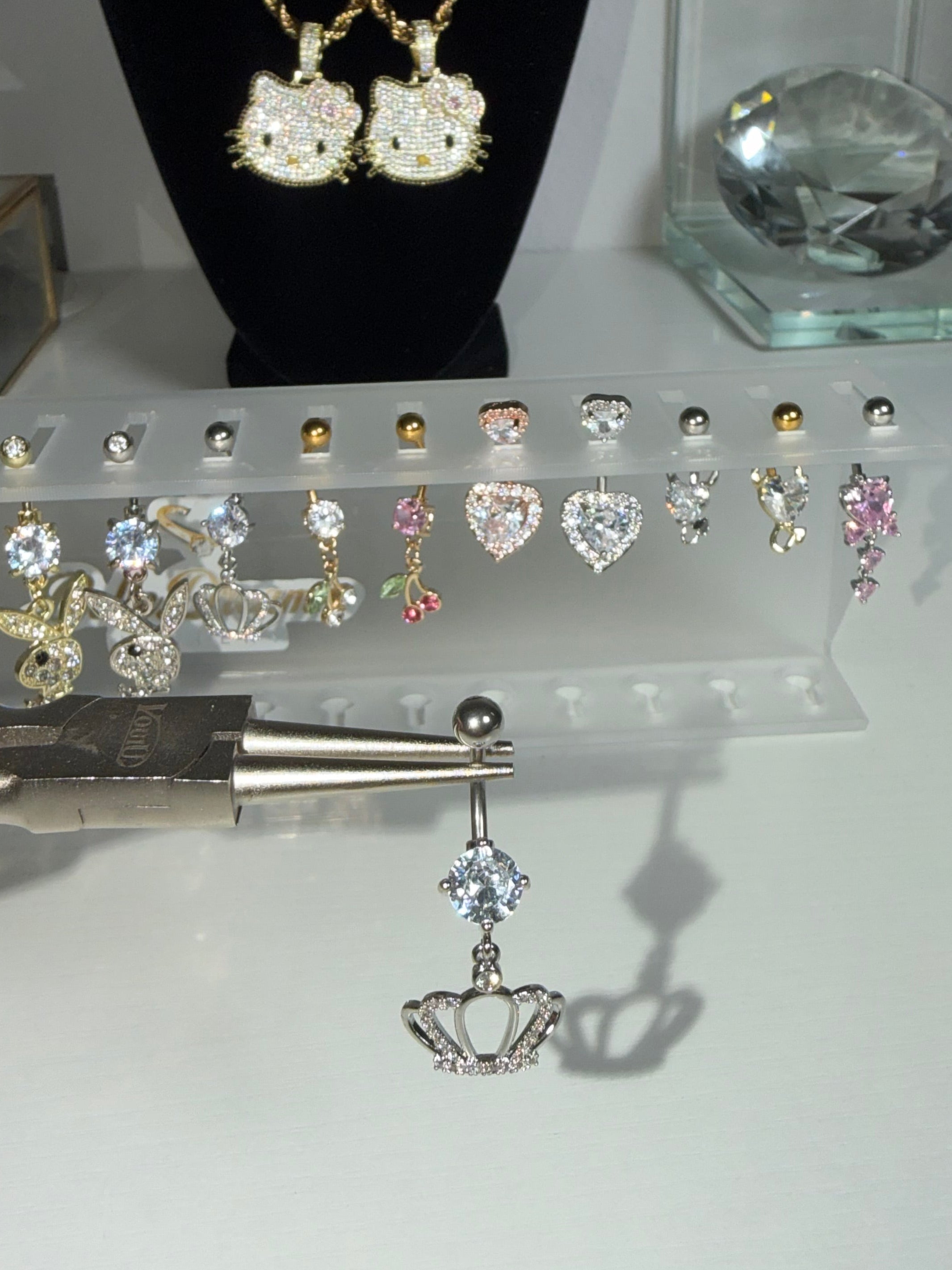 Crown Belly Ring
