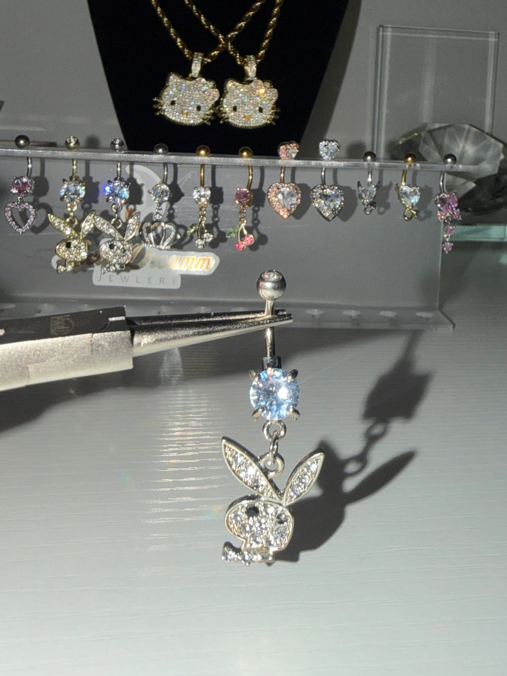 P-Bunny Belly Ring