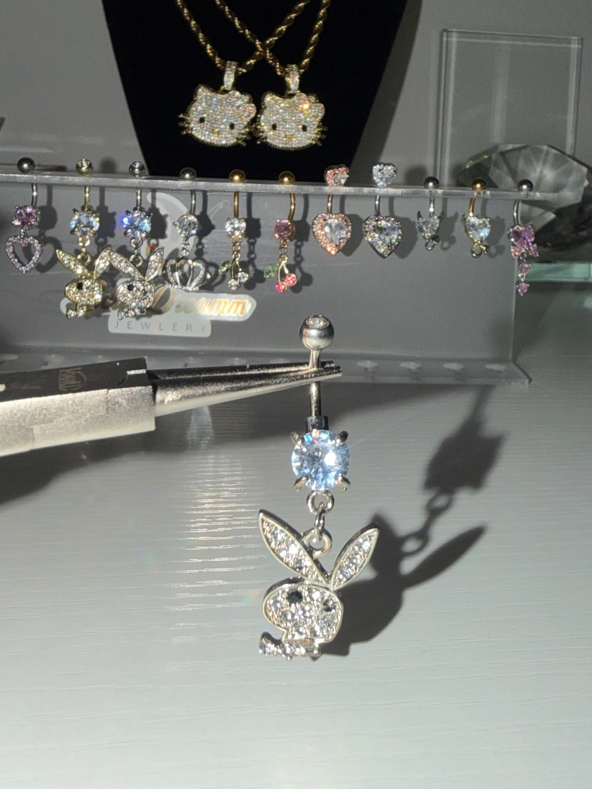 P-Bunny Belly Ring