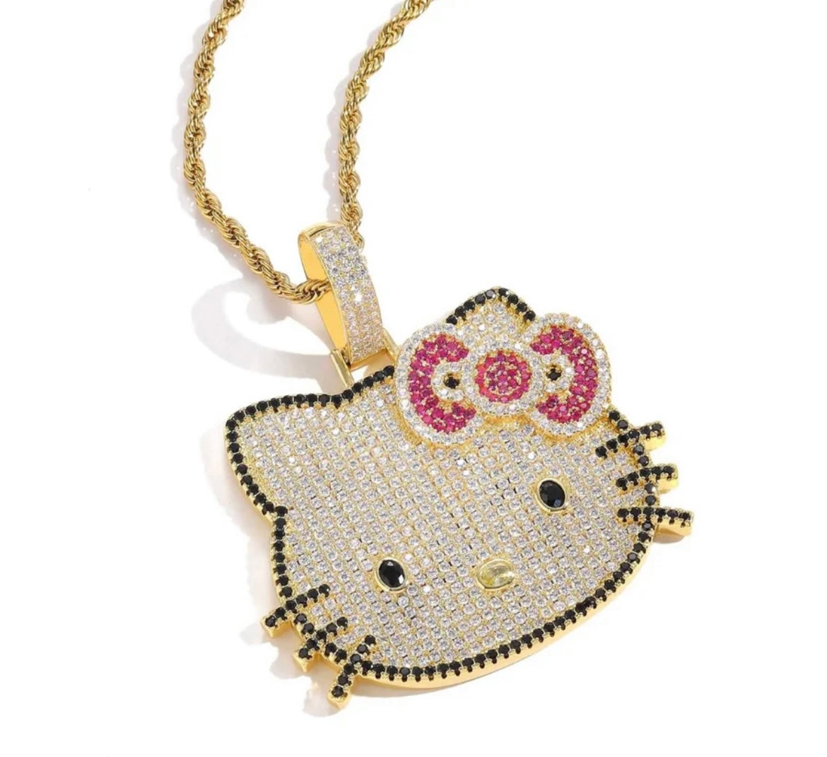 Icy Kitty Necklace