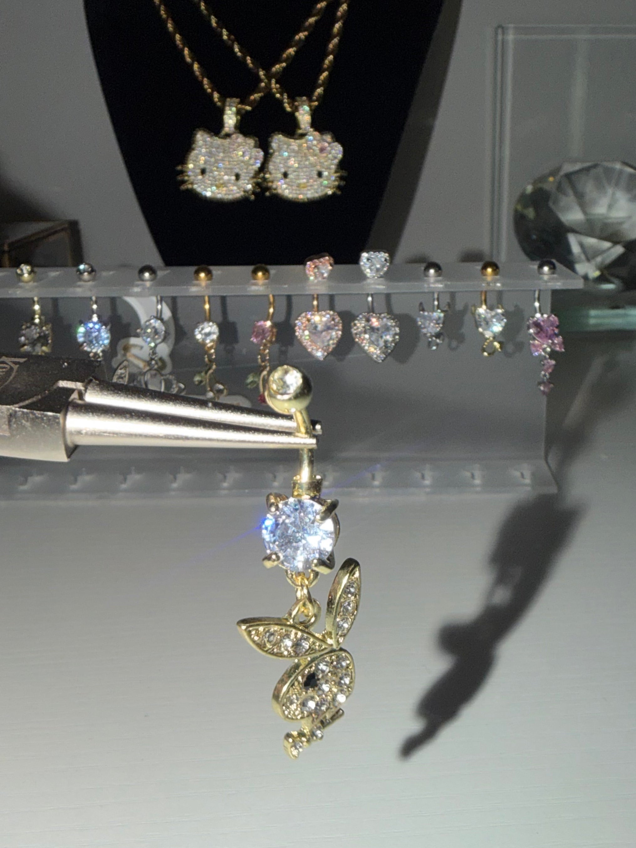P-Bunny Belly Ring
