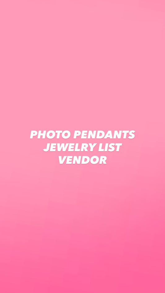 PHOTO PENDANTS VENDOR