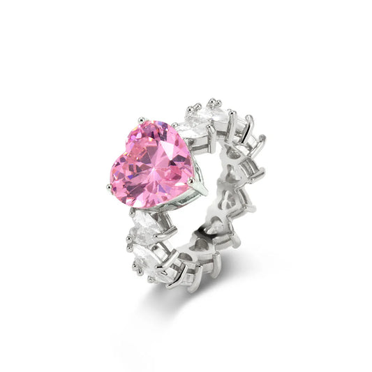 Sweetheart Encrusted Ring