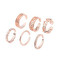 Chic Toe Ring Set