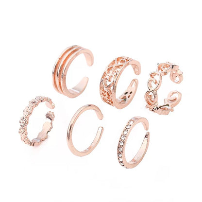 Chic Toe Ring Set